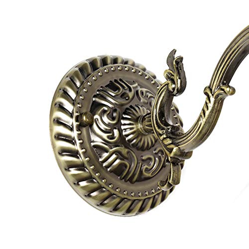 Licht-Erlebnisse Wandleuchte Jugendstil antik Metall & Glas stilvoll klassisch E27 Wohnzimmer Schlafzimmer Flur Innen Wandlampe