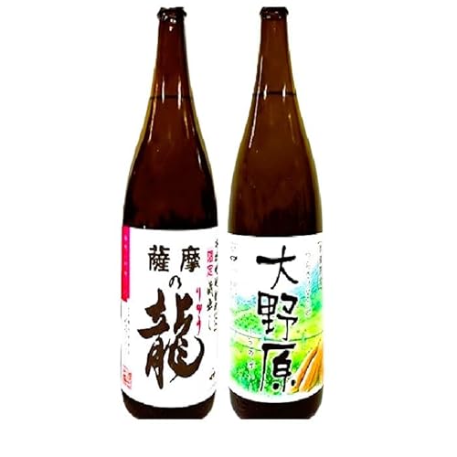 [限定焼酎 2本セット]薩摩の龍・完熟つらさげ芋焼酎 大野原(1.8L×各1本)