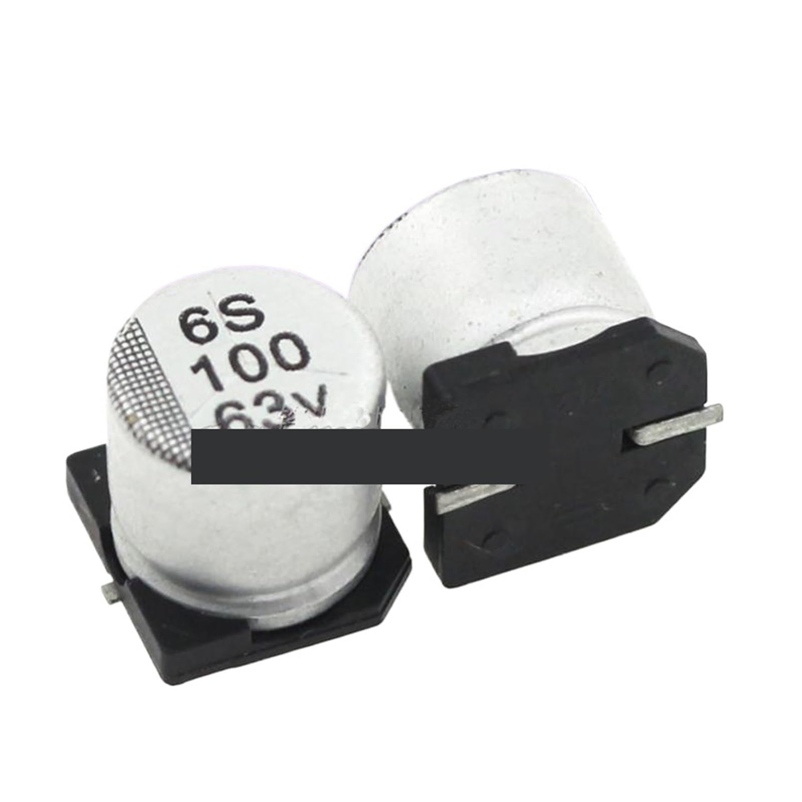 ICXLPMC 10PCS Electrolytic capacitor 63V100UF 10 * 10mm SMD aluminum electrolytic capacitor 100uf 63v