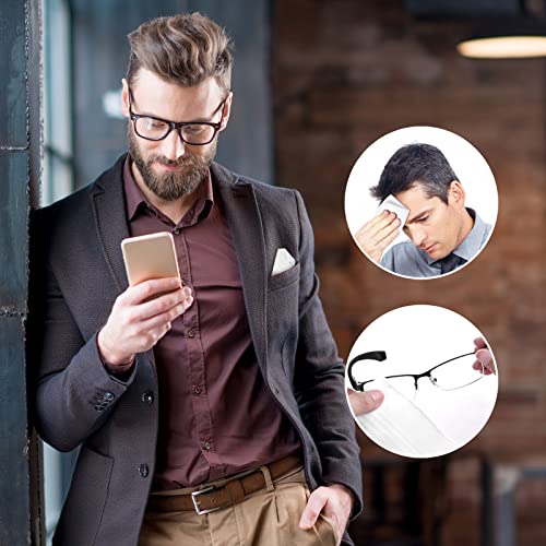 URAQT Fazzoletti da Uomo, 12 Pz Fazzoletti Tessuto...