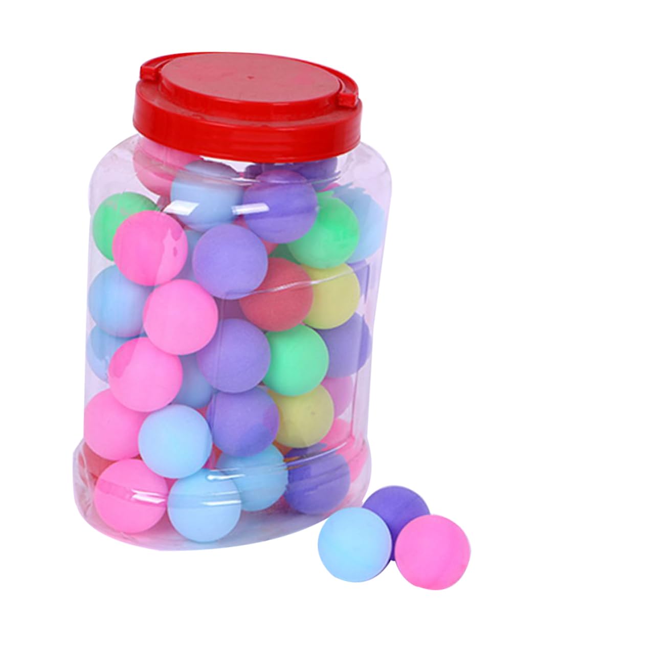 SUPVOX 60 Pcs 40mm Pong Balls for Training for Competitions Practice Parties Random