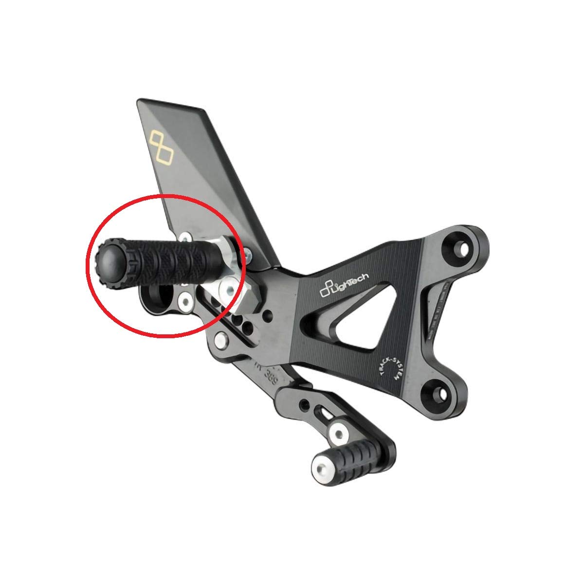 2 Pedali Posteriori Universali Per Motocicletta - CNC Antiscivolo, 102mm - Foto 10