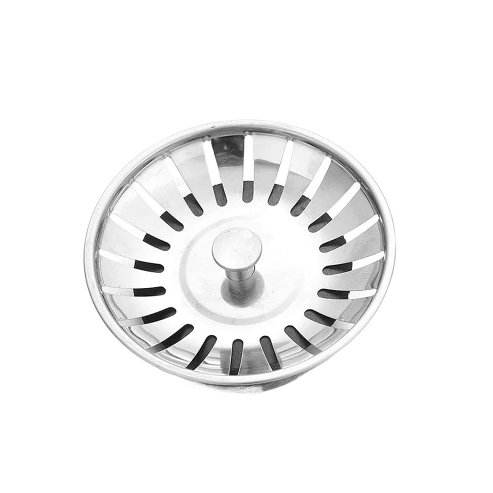 Dsfihjo Sliver 1Pcs Sink Strainer Stainless Steel Sink Strainer, Hair Catcher & Waste Plug(Sliver 1Pcs)