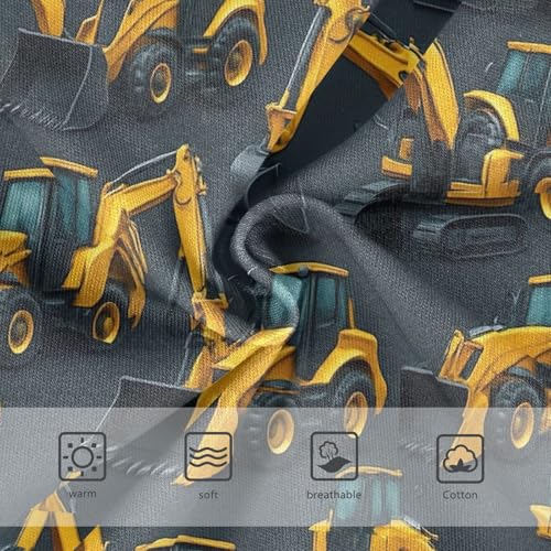 Joisal Cotton Girls Underwear Toddler Cool Construction Vehicles Black Panties for Girl Artistic Briefs Girls Undies 2t3