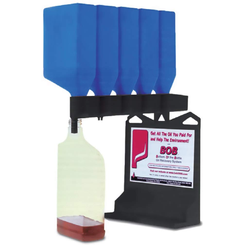 Funnel King 32947 B.O.B.''Bottom of The Bottle'' Oil Draining System-Black, Multicolor