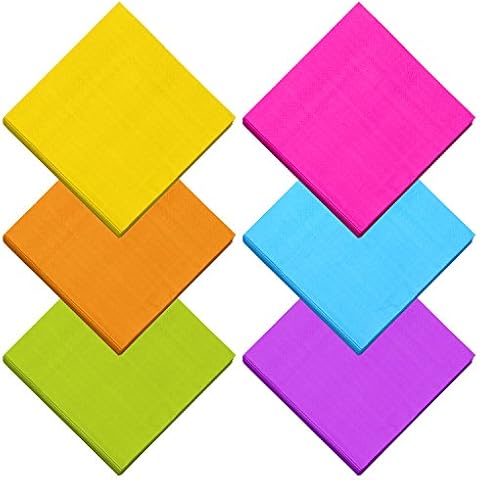 Resinta 120 Neon Cocktail Napkins Set Cover