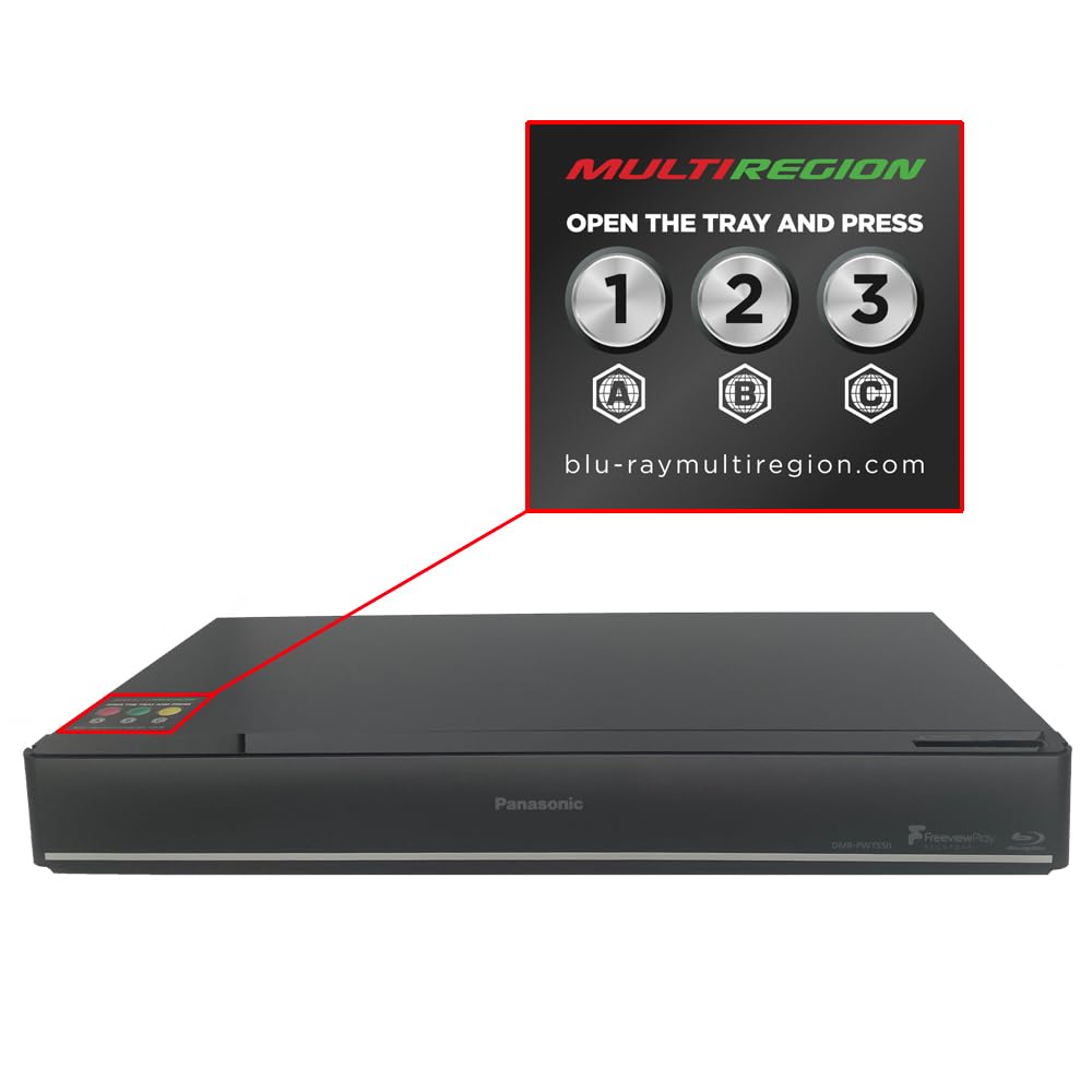 Panasonic DMR PWT550EB Smart 500GB Blu-ray Player and Freeview