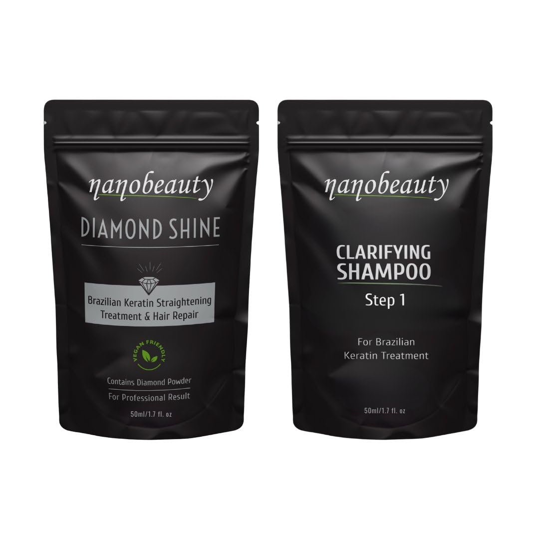 Brazilian Keratin Hair Treatment, 150ml, Home Kit, Blow dry, Smoothing Straightening with Argan Oil, Vegan Friendly Professional Results 1 -3 Applications