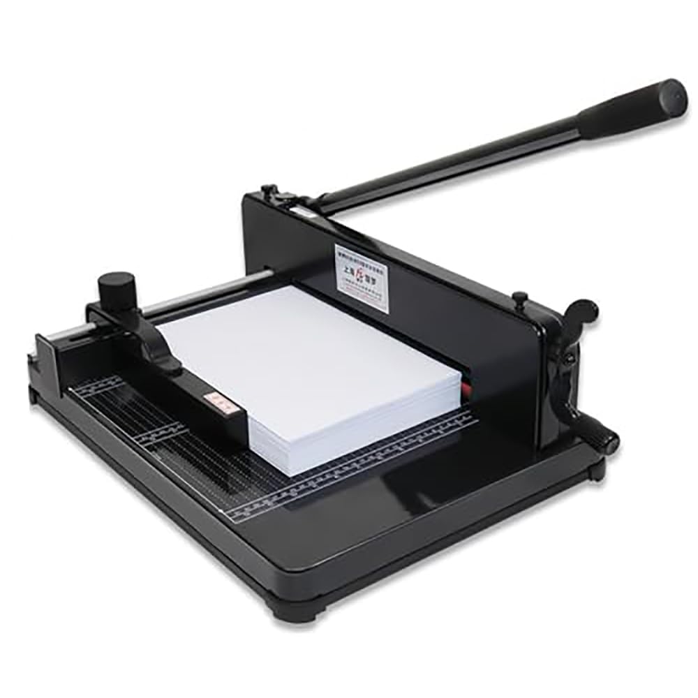 Taglierina a ghigliottina per carta resistente, morsetto automatico da 30,5 cm per taglio A3/A4, ideale per carta, pelle, PVC, cartoncino fotografico, larghezza di taglio 400 mm