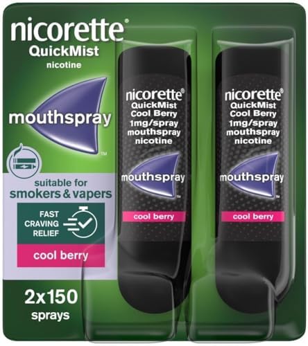 Cool Berry: Nicorette Quickmist Mouthspray Duo Pack - 1 Mg, Cool Berry Stop Sm