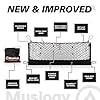Muslogy Truck Bed Cargo Net Trunk Netting Compatible with 2021-2025 2026 Jeep Grand Cherokee L (3-Row GCL) Accessories, Pickup Cargo Organizer SUV Sedan Storage Net w/Heavy Duty Carabiners #2