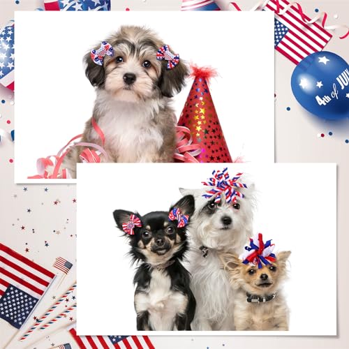 52 Pcs 4th of July Dog Bows Bulk with Rubber Band Patriotic Dog Hair Bows Independence Day American Flag Pet Grooming Bows for Holiday Memorial Day Cute Pet Hair Accessory 52 Pcs 4th of July Dog Bows Bulk with Rubber Band Patriotic Dog Hair Bows Independence Day American Flag Pet Grooming Bows for Holiday Memorial Day Cute Pet Hair Accessory