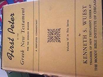Hardcover First Peter in the Greek New Testament for the English reader Book