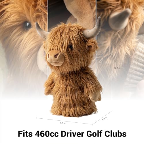 Highland Cattle Driver Headcover