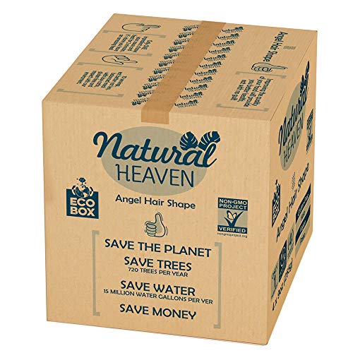 ECOBOX Natural Heaven Pasta Substitute | Angel Hair Hearts of Palm Noodle | 4 Count 9 oz | Environmental friendly - Thumbnail 4