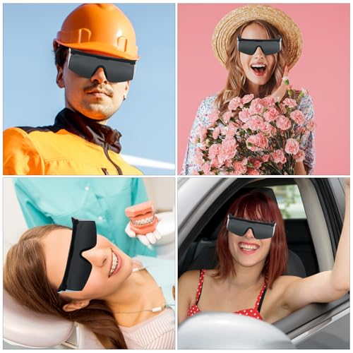 2 Stück IPL Lichtschutzbrille, 200nm-2000nm WellenläNge Laserschutzbrille, Die HPL/IPL Haarentfernung Mit UV-C-Schutz, Laserschutzbrille, Solarium Brille, Kosmetischen Augenschutz Laser Haarentfernung