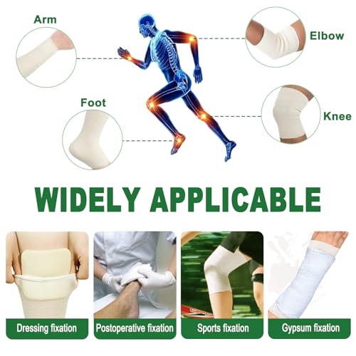 elastic tubular support bandage stockinette tubing for arm legs knees compression tube bandage roll for tissue support 334 x 11 yd size d