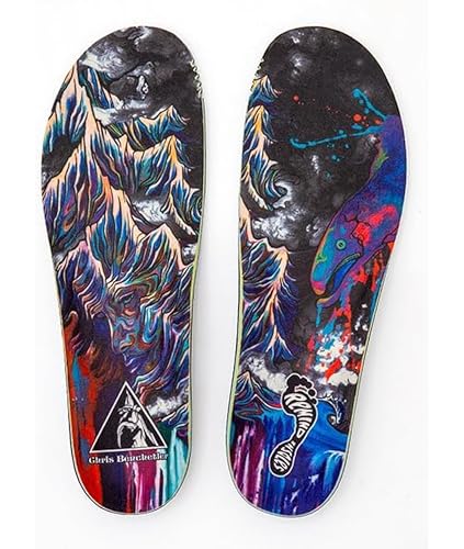 Remind Insoles Medic | Shoe Inserts for Mid-High Arch Support | Ski Boot, Snowboarding & Skateboarding | Walking & Running | Lightweight Comfort | Chris Benchetler Mountain Soul | Mens Size 9-9.5