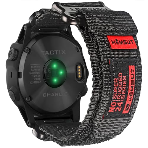 Bracelet nylon 20mm anti-irritation pour Fenix 7S et Instinct 2S, fini la transpiration