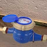 NEIQIUWING Contador de agua seca DIN15 para contadores de agua digitales de...
