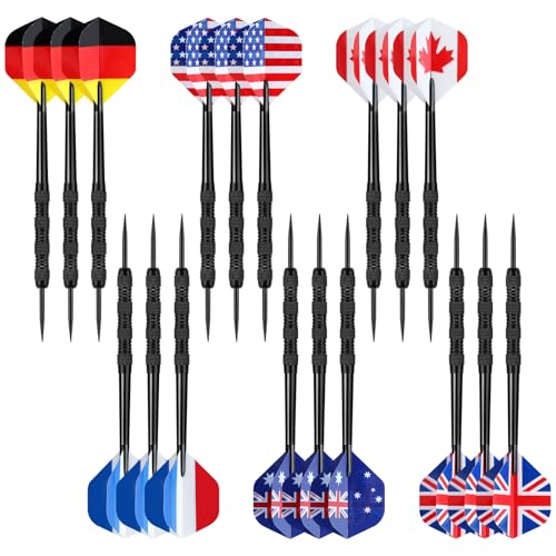 Image of Accmor Metal Tip Darts, Steel Tip Darts, 14 Grams Professional Metal Darts, Darts Metal Tip Set, Metal Darts for Dartboard
