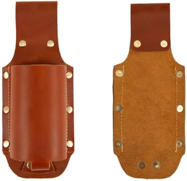 Porte-bière En Cuir Crazy Horse Pour Ceinture - Cadeau Homme, Fête Des Pères, Pour Barbecue Et Plein Air