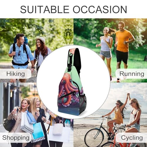 Bolso bandolera cruzado casual para senderismo y viaje miniatura 6