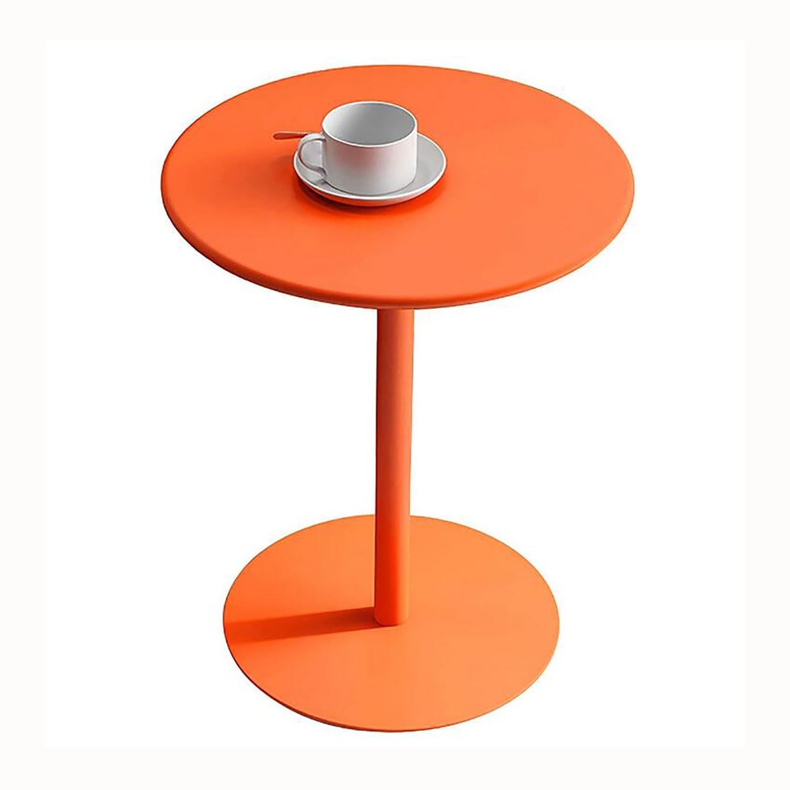 Table ronde en fer 40x62 cm pour salon de thé et café au design moderne