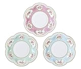 Talking Tables Truly Chintz, Paper Plates, 14cm (12 pack in 3 designs)