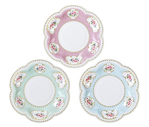Talking Tables Truly Chintz, Paper Plates, 14cm (12 pack in 3 designs)