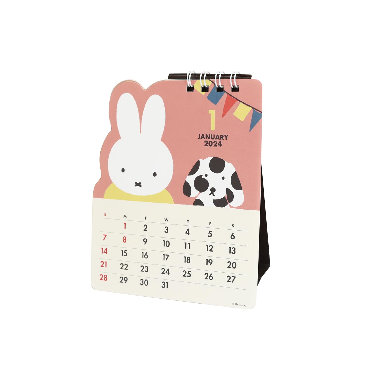 Amazon.com : Square Miffy 2024 Calendar Tabletop Die Cut Pink BCA-6 :  Office Products