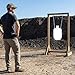 Rsgift AR500 Steel Targets Shooting, Torso Shooting Target,Silhouette Metal Gong Target,Metal Gun,Rifle,Pistol Targets for Shooting Range (12×20 Inch)