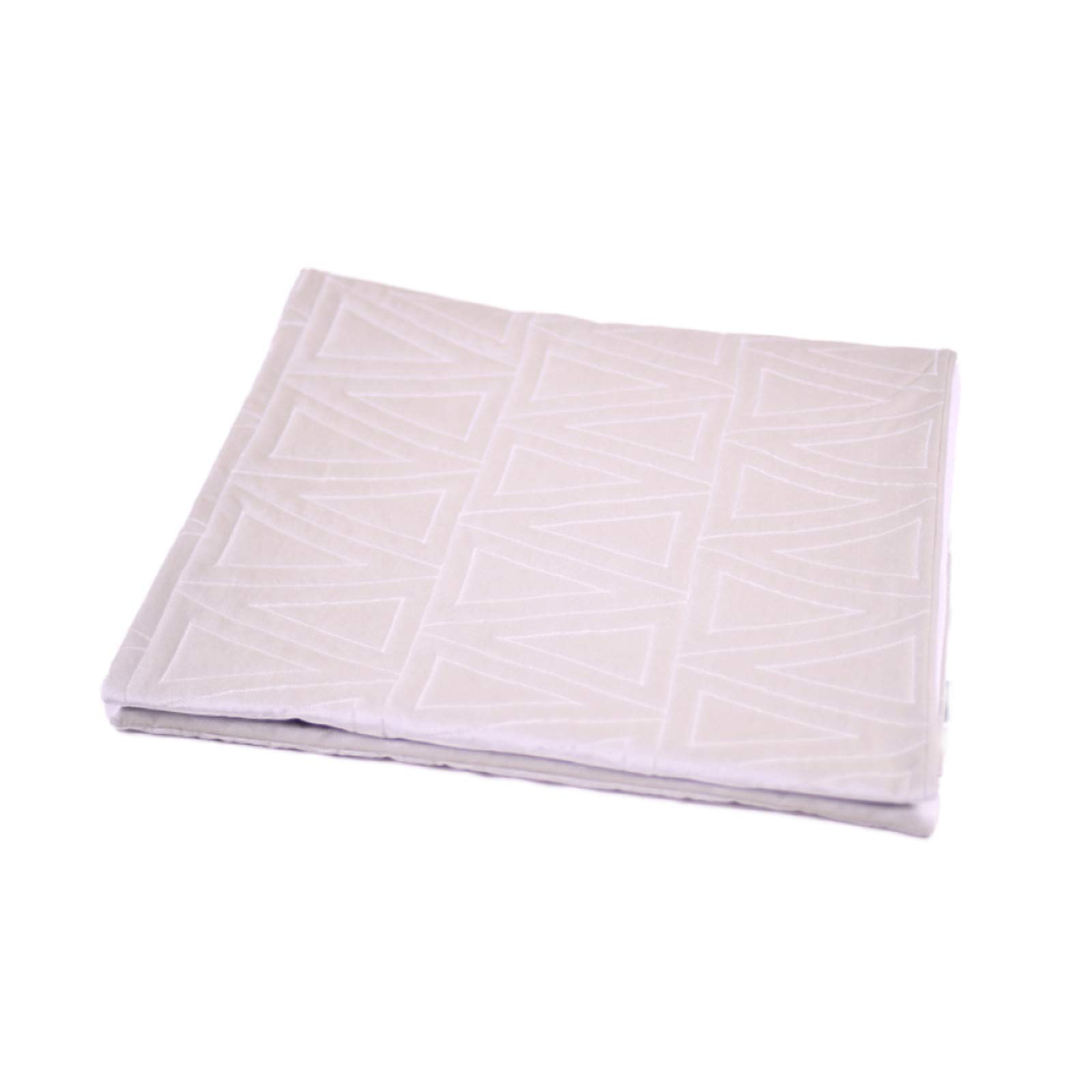 Couverture de queue de lit broderie florale de luxe FACAI 136x160cm