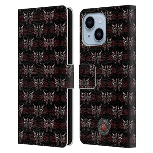 Étui portefeuille iPhone 14 Plus Anne Stokes cuir : finis les écrans rayés dans le sac