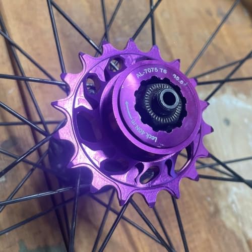 PeakRider Single Speed Conversion Kit for Shimano HG Freehub &ndash; 7075 Aluminum 15T/16T/18T Cog + Spacer Set, Complete Fixie & Dirt Jump Bike Conversion Kit