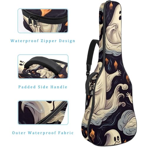 Housse guitare acoustique imperméable 104 cm Oxford - 4