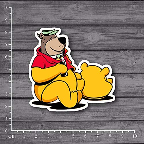 Gadgets Wrap Vinyl Mr Bear Cartoon Toys Scrapbooking Stationery Stickers Toy for Kids (60 Cm X 5 Cm X 5 Cm, Multicolor)