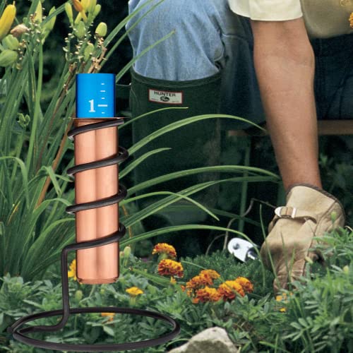 World's Coolest Rain Gauge, Table Base, Copper, Measure, Monitor, Conserve, Precipitation, Easy To Read, Deck, Patio, Garden, Lawn #TOP5