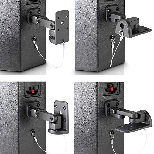 Canal support de haut-parleur LD Systems SAT G2 noir ldsatwmb10b en acier robuste