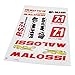 Malossi Set Adesivi Decorativi DIN A3, 1 Pezzo