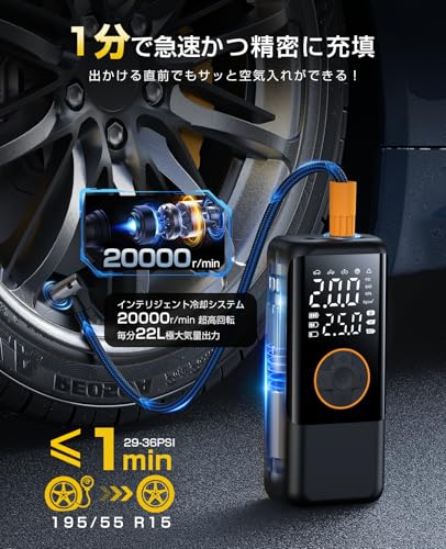 Wealyyp 電動空気入れ CZK-DC02 の商品画像 2