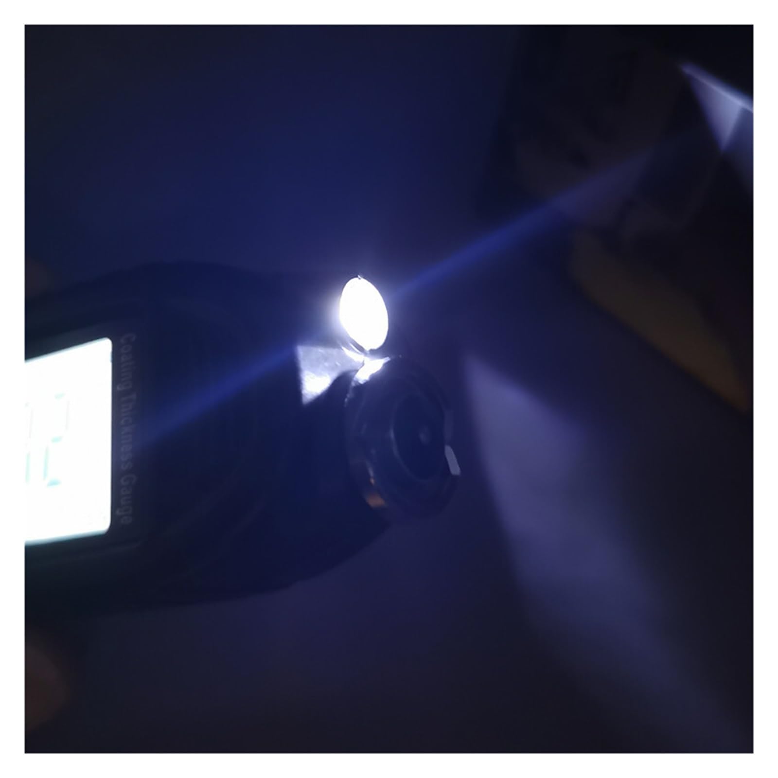 Medidor de espesor, YNB-220 nuevo medidor de espesor de pintura de coche medidor de espesor de recubrimiento de película probador de espesor con linterna LED