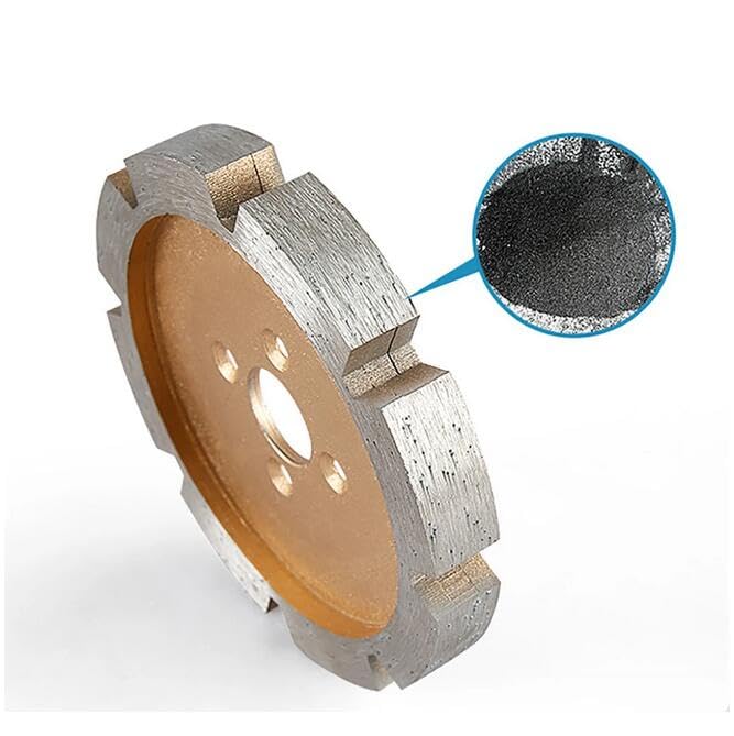 Diameter 110MM Diamond Saw Blade, 3-15MM Thickened Carving Blade Stone Wall Concrete Floor Slotting Dry Cutting Sintering Blade (15MM Thickness)