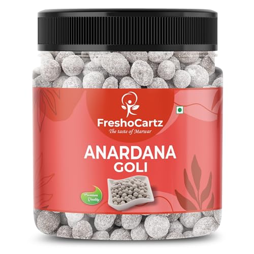Image of FreshoCartz Delicious Anardana Churan /Goli | Pachak Digestive Mouthfreshner | Pomegranate Mukhwas - Jar Pack (400g (Pack of 3))