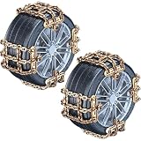 BSFFZ 8 PCS Car Snow Chain for Mitsubishi A172/A174/A176 Universal Anti-Skid Chains Winter Towing