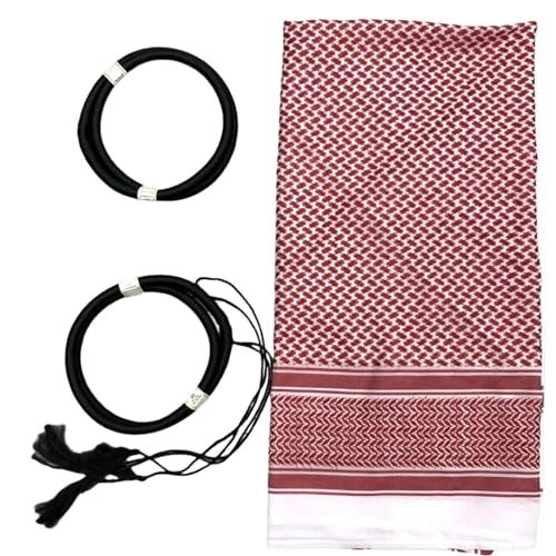 Arab Scarf Shemagh Head Scarf Traditional Arabian Shawl Neckerchief Breathable Keffiyeh Headwrap Hijab Scarf Headband4