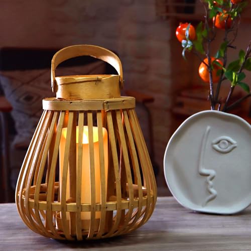Image of Outdoor Battery Operated Flameless LED Candles with Timer D3 inchxH6 inch 2 PCS | CANDLE CHOICE Waterproof Plastic LED Pillar Candles for Lantern Patio Garden Wedding Party Halloween Christmas Decorations