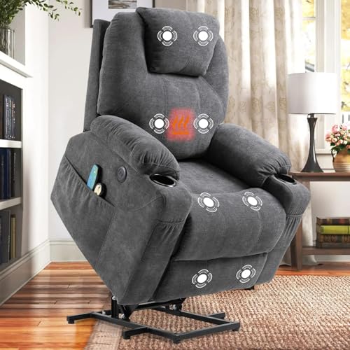 Sillón reclinable eléctrico con masaje y calefacción miniatura 3