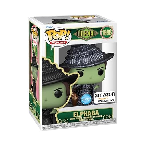 Funko Pop! Movies: Wicked - Elphaba - Glitter - Amazon Exclusive - Collectable Vinyl Figure - Gift Idea - Official Merchandise - Toys for Kids & Adults - Movies Fans - Model Figure for Collectors | Ya disponible en tu tienda friki favorita! En mundofriki.es!