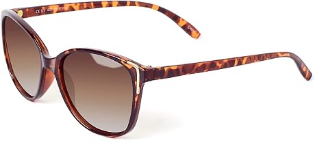 Face Shadow Cat Eye Sunglasses for Women Polarised Fashion Metal Decoration | Ultralight UV400 Protection